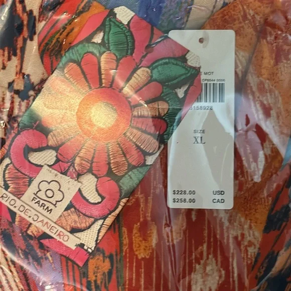 Farm Rio x Anthropologie Spliced Bare Midi Dress - Picture 7 of 8